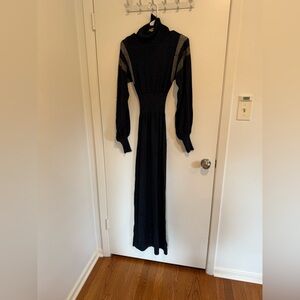 Free People navy 
Turtleneck Dress